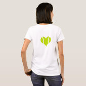 Tennis-Ball-Liebe-T - Shirt (Schwarz voll)