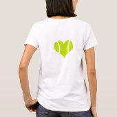 Tennis-Ball-Liebe-T - Shirt (Rückseite)