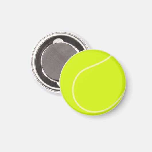 Tennis Ball Magnet (Vorderseite/Rückseite)