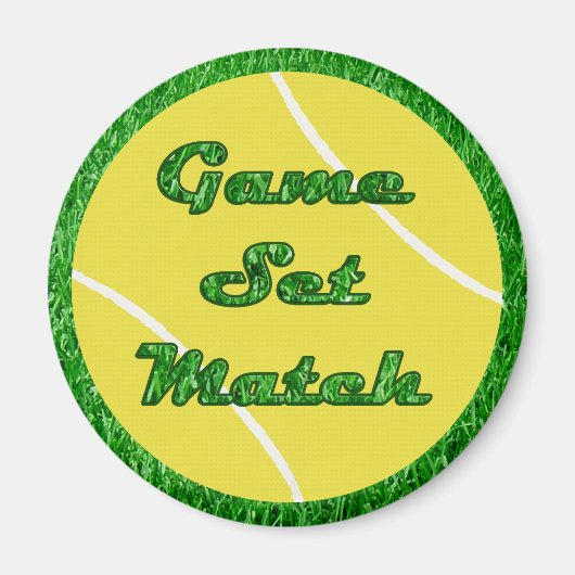 Tennis Ball Magnet (Vorne)