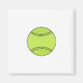 Tennis Ball Magnet (Vorne)