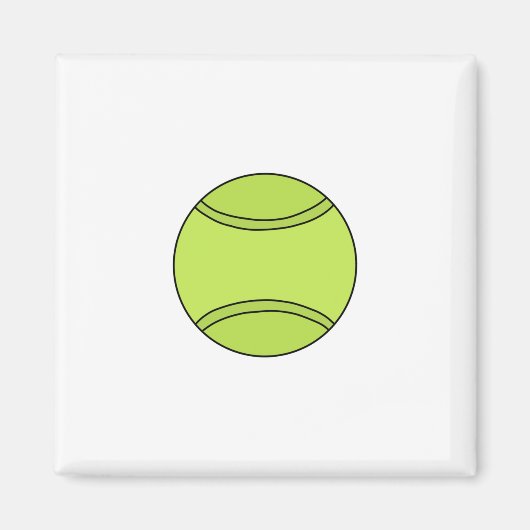 Tennis Ball Magnet (Vorne)