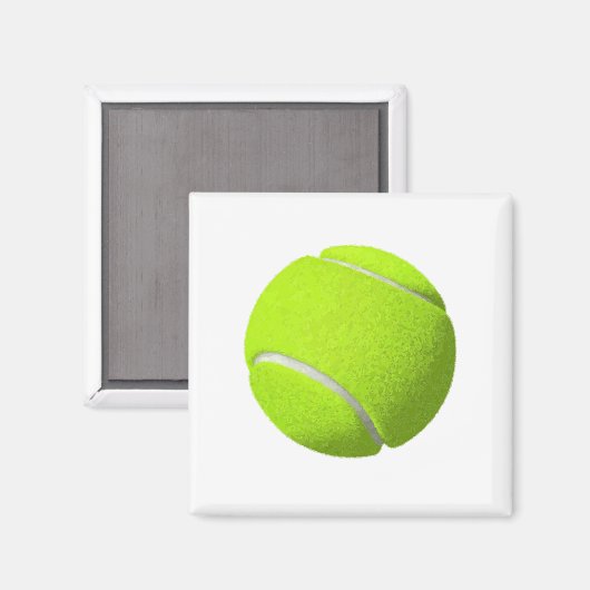 Tennis Ball Magnet (Vorderseite/Rückseite)