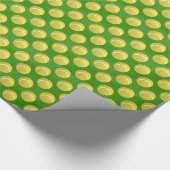 TENNIS BALL-Muster Geschenkpapier (Ecke)