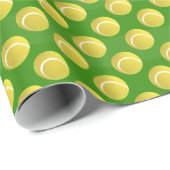 TENNIS BALL-Muster Geschenkpapier (Rolleneckpunkt)