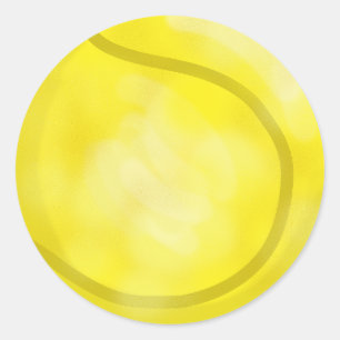 Tennis Ball Name Aufkleber