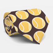 Tennis-Ball-Neuheits-Krawatte Krawatte (Gerollt)
