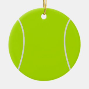 Tennis-Ball-Ornament Keramikornament