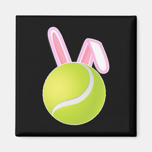 Tennis Ball Osterhase Magnet (Vorne)