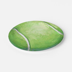 Tennis Ball Pappteller