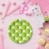 Tennis Ball Pappteller (Party)