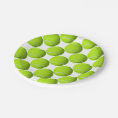 Tennis Ball Pappteller (Schrägansicht)