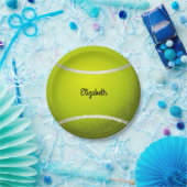 Tennis Ball Pappteller (Party)