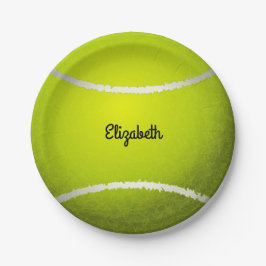 Tennis Ball Pappteller