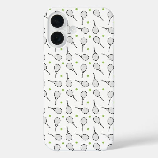 Tennis Ball Pattern Case-Mate iPhone Hülle (Rückseite)