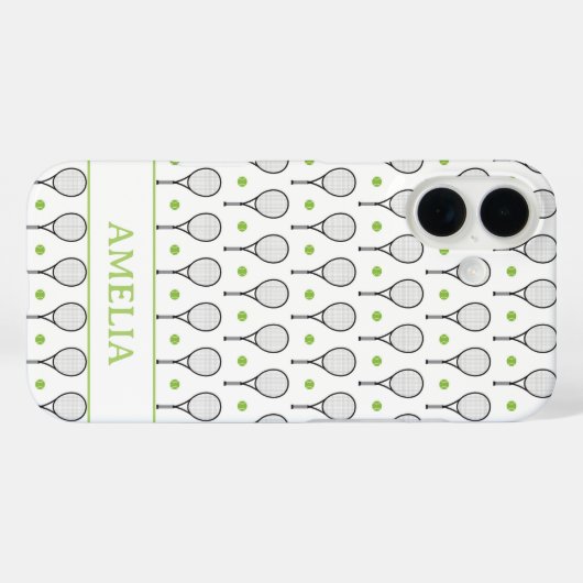 Tennis Ball Pattern Case-Mate iPhone Hülle (Rückseite (Horizontal))