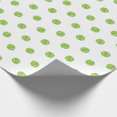 Tennis Ball Pattern Geschenkpapier (Ecke)