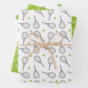 Tennis Ball Pattern Geschenkpapier Set