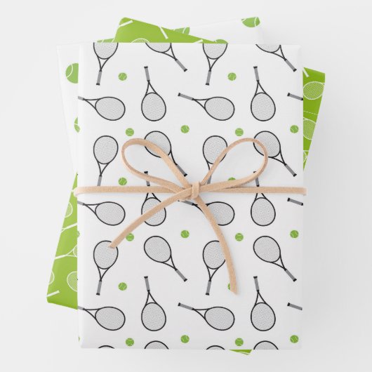 Tennis Ball Pattern Geschenkpapier Set (Beispiel)