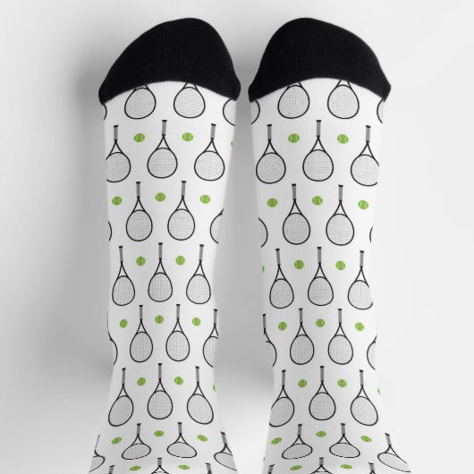 Tennis Ball Pattern Socken (Oben)