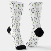 Tennis Ball Pattern Socken (Gewinkelt)