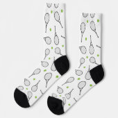 Tennis Ball Pattern Socken (Linkes Detail)