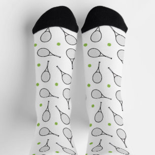 Tennis Ball Pattern Socken