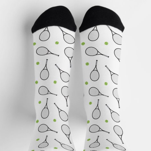 Tennis Ball Pattern Socken (Oben)