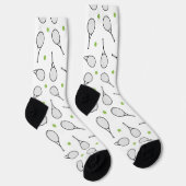 Tennis Ball Pattern Socken (Rechts)