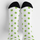 Tennis Ball Pattern Socken (Oben)