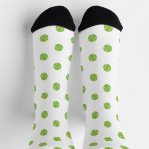 Tennis Ball Pattern Socken