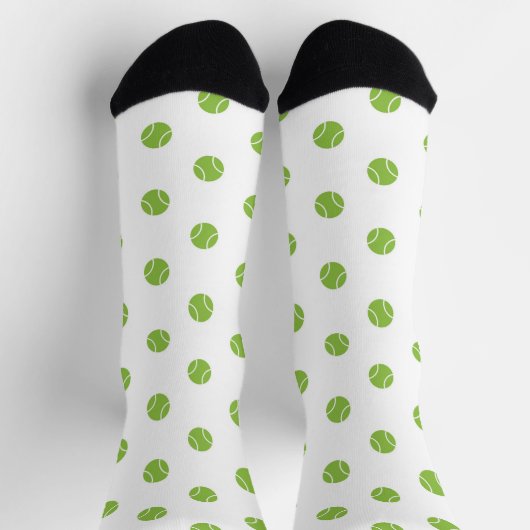 Tennis Ball Pattern Socken (Oben)
