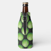 Tennis Ball Patterns Flaschenkühler (Flasche Rückseite)
