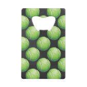 Tennis Ball Patterns Geldbeutel Flaschenöffner (Rückseite)