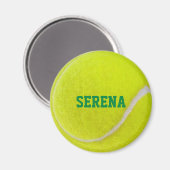 Tennis Ball Personalisiert Magnet (Vorderseite/Rückseite)