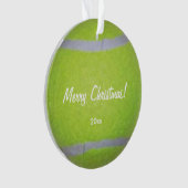 Tennis-Ball personalisiert Ornament (Vorderseite)