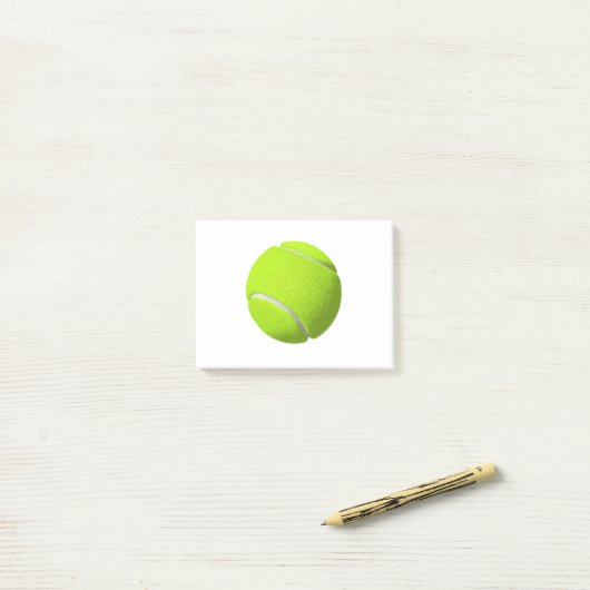 Tennis Ball Post-it Klebezettel (Auf Schreibtisch)