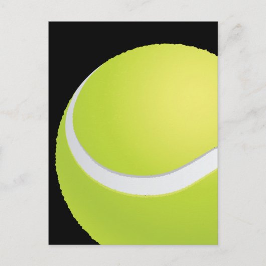 Tennis Ball Postkarte (Vorderseite)