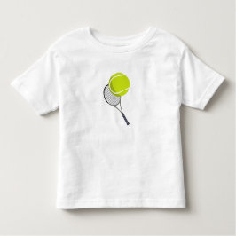 Tennis Ball & Racket Racquet Kleinkind T-shirt