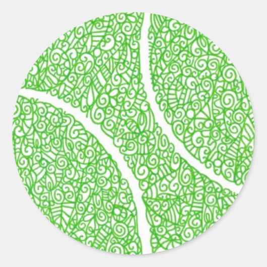 Tennis Ball Round Stickers (Vorderseite)