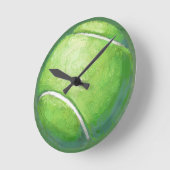 Tennis Ball Runde Wanduhr (Winkel)