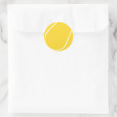 Tennis Ball Runder Aufkleber (Tasche)