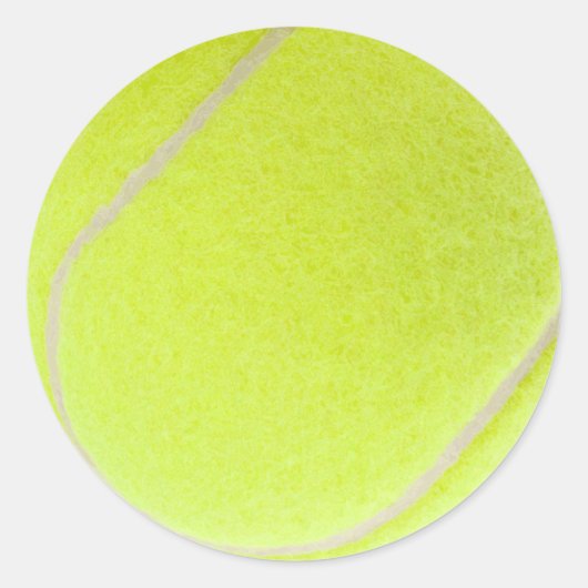 Tennis Ball Runder Aufkleber (Vorderseite)