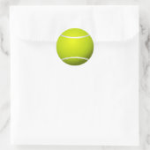 Tennis Ball Runder Aufkleber (Tasche)