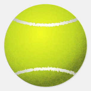 Tennis Ball Runder Aufkleber