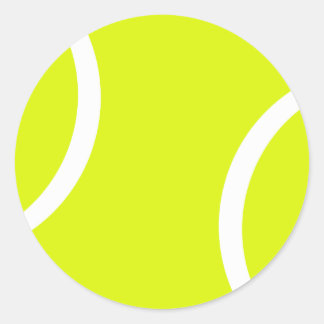 Tennis Ball Runder Aufkleber