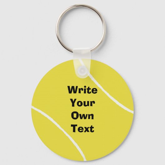 Tennis Ball Schlüsselanhänger (Vorderseite)