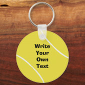 Tennis Ball Schlüsselanhänger (Vorderseite)