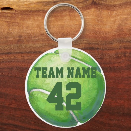 Tennis Ball Schlüsselanhänger (Vorderseite)