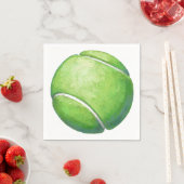 Tennis Ball Serviette (Beispiel)